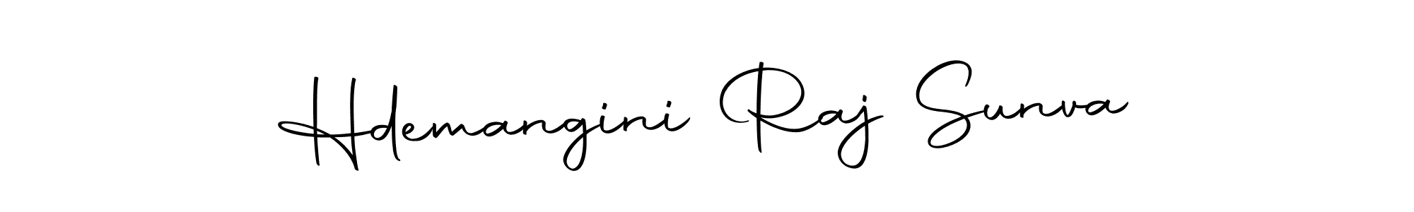 Make a beautiful signature design for name Hdemangini Raj Sunva. With this signature (Autography-DOLnW) style, you can create a handwritten signature for free. Hdemangini Raj Sunva signature style 10 images and pictures png