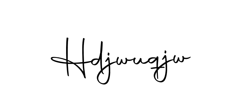 Make a beautiful signature design for name Hdjwuqjw. With this signature (Autography-DOLnW) style, you can create a handwritten signature for free. Hdjwuqjw signature style 10 images and pictures png