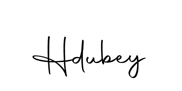 Similarly Autography-DOLnW is the best handwritten signature design. Signature creator online .You can use it as an online autograph creator for name Hdubey. Hdubey signature style 10 images and pictures png