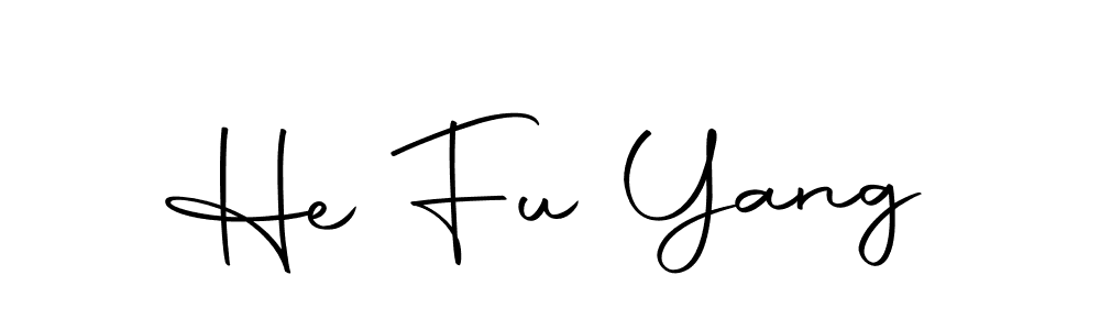 Make a beautiful signature design for name He Fu Yang. Use this online signature maker to create a handwritten signature for free. He Fu Yang signature style 10 images and pictures png