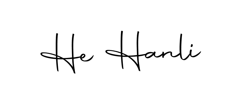 Make a beautiful signature design for name He Hanli. Use this online signature maker to create a handwritten signature for free. He Hanli signature style 10 images and pictures png
