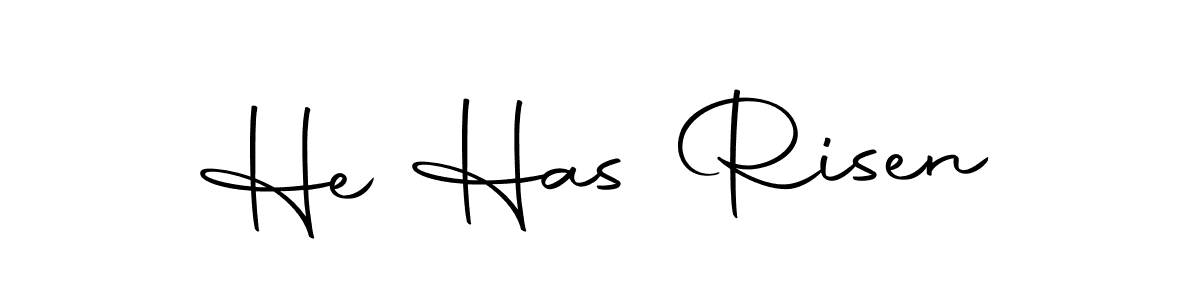 It looks lik you need a new signature style for name He Has Risen. Design unique handwritten (Autography-DOLnW) signature with our free signature maker in just a few clicks. He Has Risen signature style 10 images and pictures png