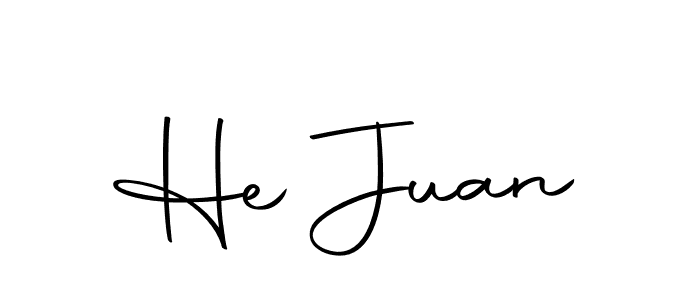 Similarly Autography-DOLnW is the best handwritten signature design. Signature creator online .You can use it as an online autograph creator for name He Juan. He Juan signature style 10 images and pictures png