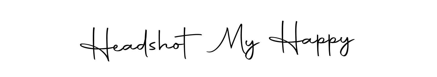 Also we have Headshot My Happy name is the best signature style. Create professional handwritten signature collection using Autography-DOLnW autograph style. Headshot My Happy signature style 10 images and pictures png