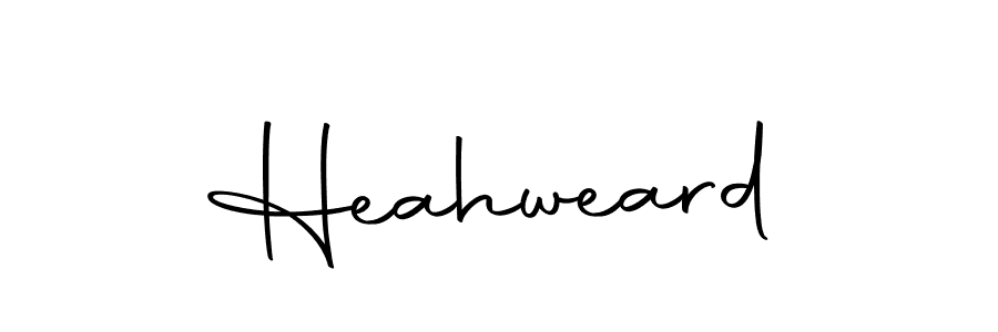 Create a beautiful signature design for name Heahweard. With this signature (Autography-DOLnW) fonts, you can make a handwritten signature for free. Heahweard signature style 10 images and pictures png