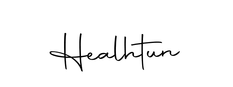 Design your own signature with our free online signature maker. With this signature software, you can create a handwritten (Autography-DOLnW) signature for name Healhtun. Healhtun signature style 10 images and pictures png