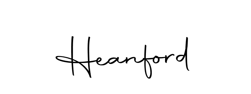 Make a beautiful signature design for name Heanford. With this signature (Autography-DOLnW) style, you can create a handwritten signature for free. Heanford signature style 10 images and pictures png