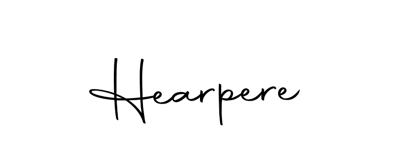 Similarly Autography-DOLnW is the best handwritten signature design. Signature creator online .You can use it as an online autograph creator for name Hearpere. Hearpere signature style 10 images and pictures png
