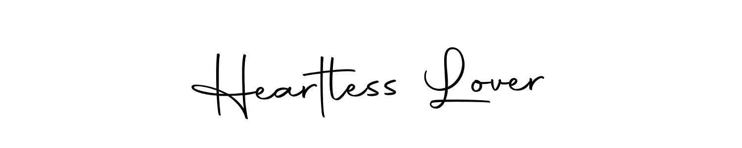 How to Draw Heartless Lover signature style? Autography-DOLnW is a latest design signature styles for name Heartless Lover. Heartless Lover signature style 10 images and pictures png