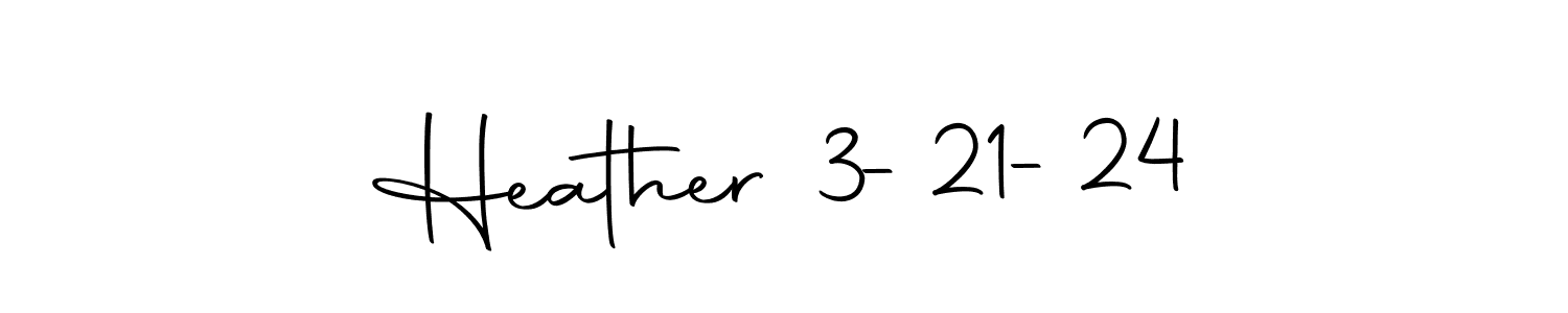 Use a signature maker to create a handwritten signature online. With this signature software, you can design (Autography-DOLnW) your own signature for name Heather 3-21-24. Heather 3-21-24 signature style 10 images and pictures png