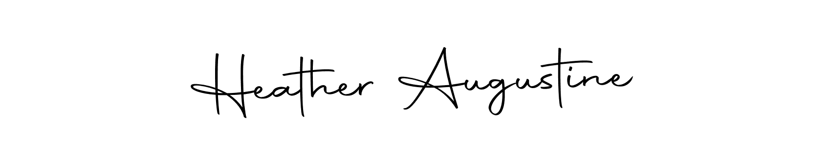 It looks lik you need a new signature style for name Heather Augustine. Design unique handwritten (Autography-DOLnW) signature with our free signature maker in just a few clicks. Heather Augustine signature style 10 images and pictures png