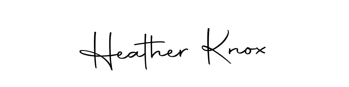 Create a beautiful signature design for name Heather Knox. With this signature (Autography-DOLnW) fonts, you can make a handwritten signature for free. Heather Knox signature style 10 images and pictures png