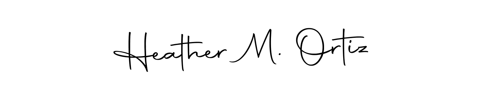 You should practise on your own different ways (Autography-DOLnW) to write your name (Heather M. Ortiz) in signature. don't let someone else do it for you. Heather M. Ortiz signature style 10 images and pictures png