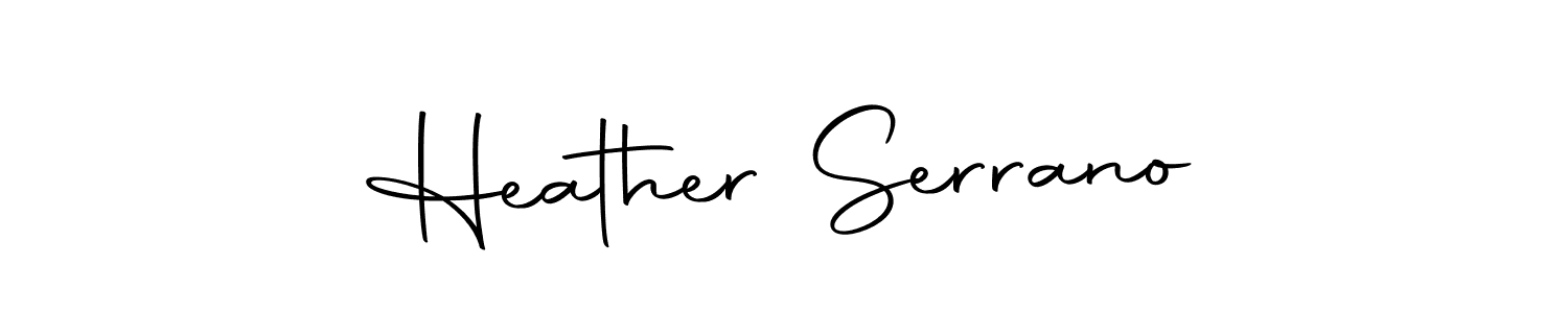 if you are searching for the best signature style for your name Heather Serrano. so please give up your signature search. here we have designed multiple signature styles  using Autography-DOLnW. Heather Serrano signature style 10 images and pictures png