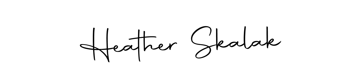 Use a signature maker to create a handwritten signature online. With this signature software, you can design (Autography-DOLnW) your own signature for name Heather Skalak. Heather Skalak signature style 10 images and pictures png