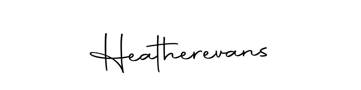 Heatherevans stylish signature style. Best Handwritten Sign (Autography-DOLnW) for my name. Handwritten Signature Collection Ideas for my name Heatherevans. Heatherevans signature style 10 images and pictures png