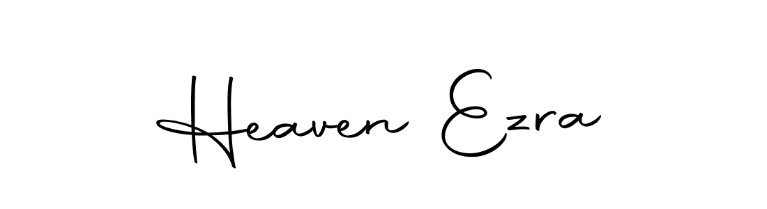 Create a beautiful signature design for name Heaven Ezra. With this signature (Autography-DOLnW) fonts, you can make a handwritten signature for free. Heaven Ezra signature style 10 images and pictures png