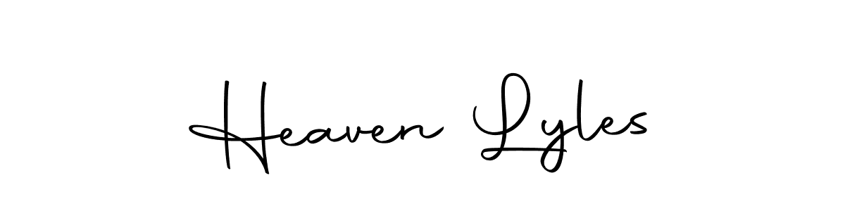 The best way (Autography-DOLnW) to make a short signature is to pick only two or three words in your name. The name Heaven Lyles include a total of six letters. For converting this name. Heaven Lyles signature style 10 images and pictures png