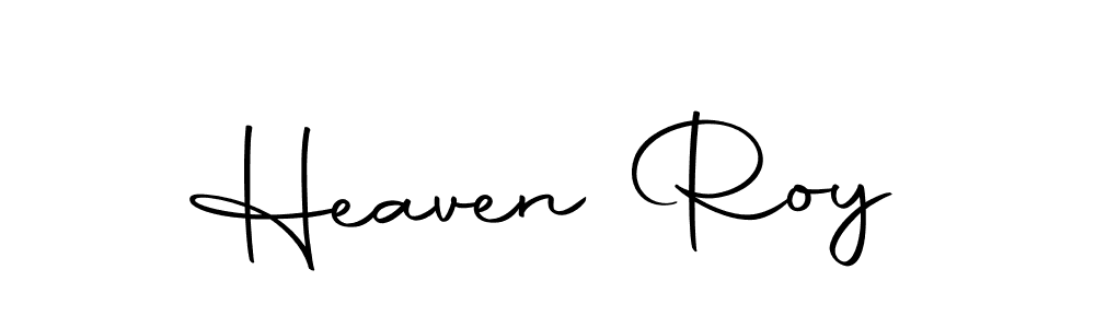 Heaven Roy stylish signature style. Best Handwritten Sign (Autography-DOLnW) for my name. Handwritten Signature Collection Ideas for my name Heaven Roy. Heaven Roy signature style 10 images and pictures png