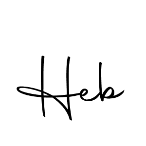 Use a signature maker to create a handwritten signature online. With this signature software, you can design (Autography-DOLnW) your own signature for name Heb. Heb signature style 10 images and pictures png