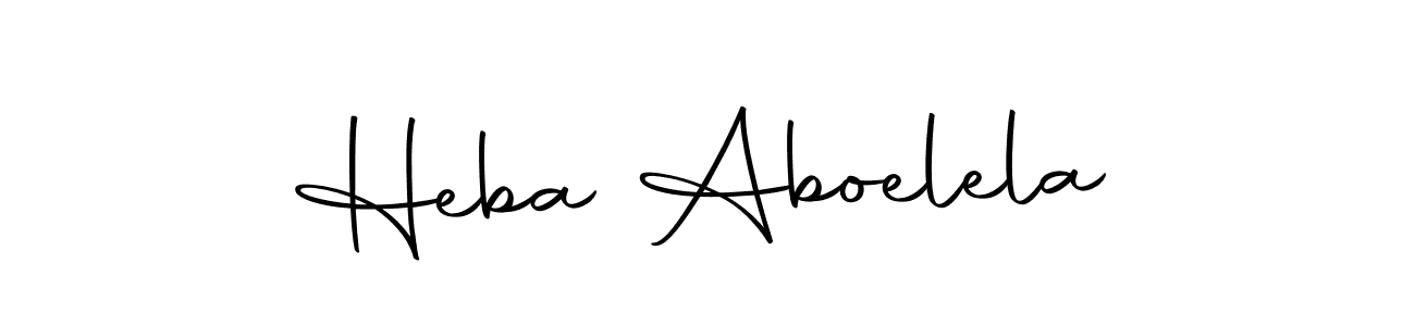 Heba Aboelela stylish signature style. Best Handwritten Sign (Autography-DOLnW) for my name. Handwritten Signature Collection Ideas for my name Heba Aboelela. Heba Aboelela signature style 10 images and pictures png