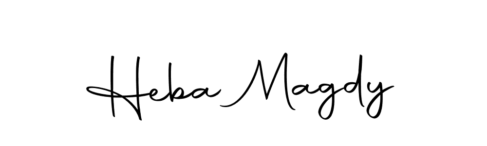The best way (Autography-DOLnW) to make a short signature is to pick only two or three words in your name. The name Heba Magdy include a total of six letters. For converting this name. Heba Magdy signature style 10 images and pictures png