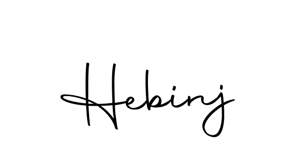 Make a beautiful signature design for name Hebinj. With this signature (Autography-DOLnW) style, you can create a handwritten signature for free. Hebinj signature style 10 images and pictures png