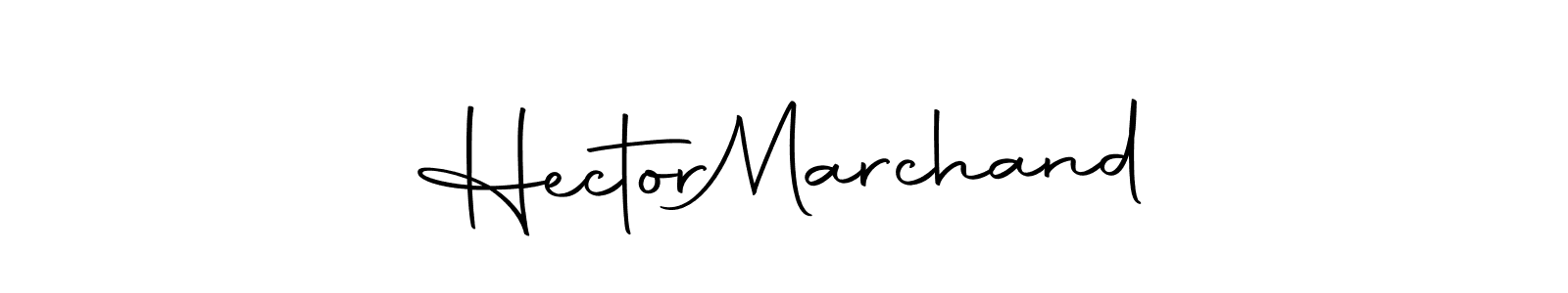 The best way (Autography-DOLnW) to make a short signature is to pick only two or three words in your name. The name Hector  Marchand include a total of six letters. For converting this name. Hector  Marchand signature style 10 images and pictures png