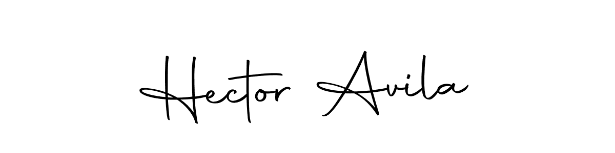 Make a beautiful signature design for name Hector Avila. With this signature (Autography-DOLnW) style, you can create a handwritten signature for free. Hector Avila signature style 10 images and pictures png