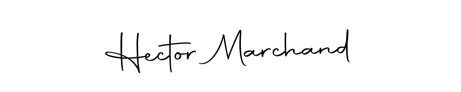 Make a beautiful signature design for name Hector Marchand. With this signature (Autography-DOLnW) style, you can create a handwritten signature for free. Hector Marchand signature style 10 images and pictures png