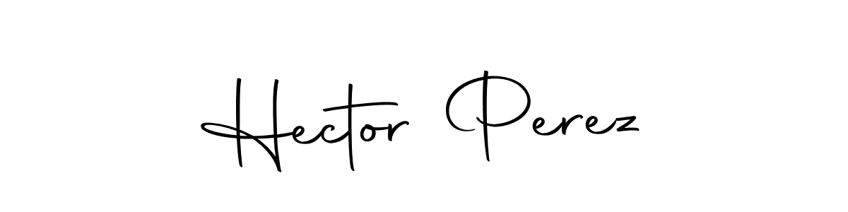 Use a signature maker to create a handwritten signature online. With this signature software, you can design (Autography-DOLnW) your own signature for name Hector Perez. Hector Perez signature style 10 images and pictures png