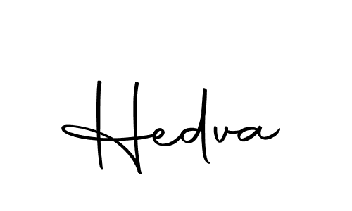 Make a beautiful signature design for name Hedva. With this signature (Autography-DOLnW) style, you can create a handwritten signature for free. Hedva signature style 10 images and pictures png
