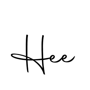 Make a beautiful signature design for name Hee. With this signature (Autography-DOLnW) style, you can create a handwritten signature for free. Hee signature style 10 images and pictures png