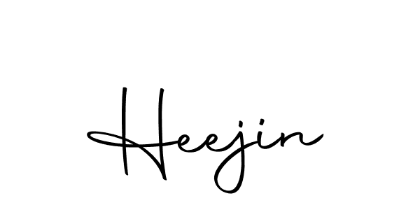 How to make Heejin name signature. Use Autography-DOLnW style for creating short signs online. This is the latest handwritten sign. Heejin signature style 10 images and pictures png