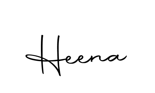 Make a beautiful signature design for name Heena. With this signature (Autography-DOLnW) style, you can create a handwritten signature for free. Heena signature style 10 images and pictures png