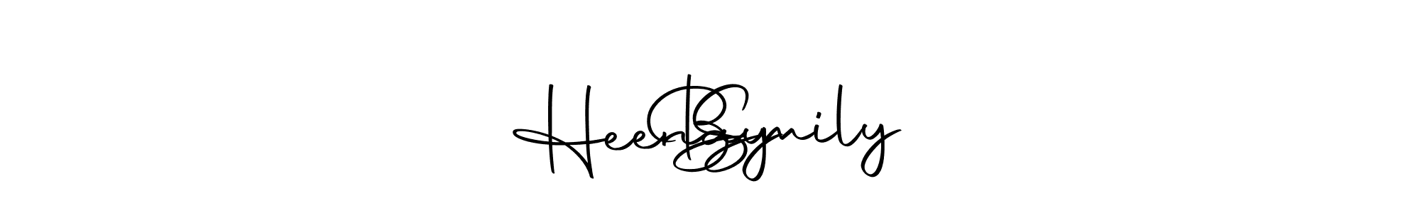 Also we have Heena    By    Smily name is the best signature style. Create professional handwritten signature collection using Autography-DOLnW autograph style. Heena    By    Smily signature style 10 images and pictures png