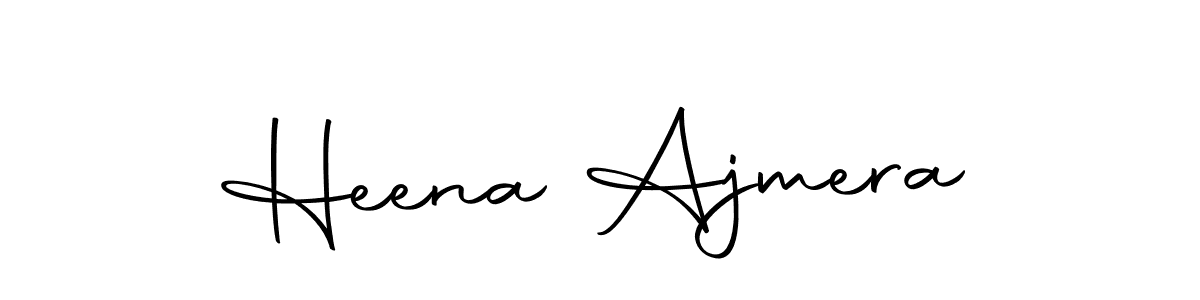 Make a short Heena Ajmera signature style. Manage your documents anywhere anytime using Autography-DOLnW. Create and add eSignatures, submit forms, share and send files easily. Heena Ajmera signature style 10 images and pictures png