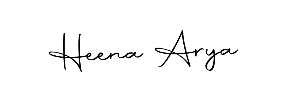 You can use this online signature creator to create a handwritten signature for the name Heena Arya. This is the best online autograph maker. Heena Arya signature style 10 images and pictures png