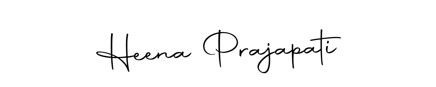 The best way (Autography-DOLnW) to make a short signature is to pick only two or three words in your name. The name Heena Prajapati include a total of six letters. For converting this name. Heena Prajapati signature style 10 images and pictures png