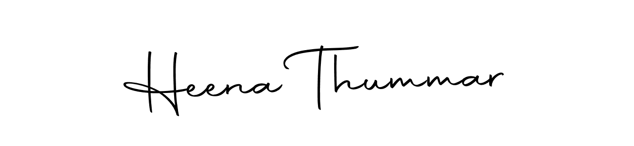 Make a beautiful signature design for name Heena Thummar. With this signature (Autography-DOLnW) style, you can create a handwritten signature for free. Heena Thummar signature style 10 images and pictures png