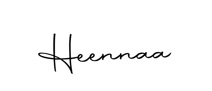 Use a signature maker to create a handwritten signature online. With this signature software, you can design (Autography-DOLnW) your own signature for name Heennaa. Heennaa signature style 10 images and pictures png