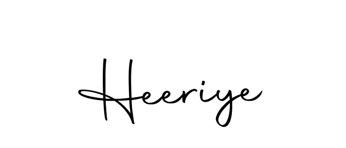 Create a beautiful signature design for name Heeriye. With this signature (Autography-DOLnW) fonts, you can make a handwritten signature for free. Heeriye signature style 10 images and pictures png