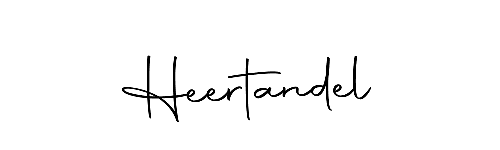 Similarly Autography-DOLnW is the best handwritten signature design. Signature creator online .You can use it as an online autograph creator for name Heertandel. Heertandel signature style 10 images and pictures png