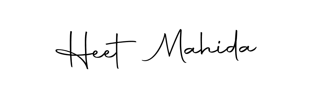 Use a signature maker to create a handwritten signature online. With this signature software, you can design (Autography-DOLnW) your own signature for name Heet Mahida. Heet Mahida signature style 10 images and pictures png