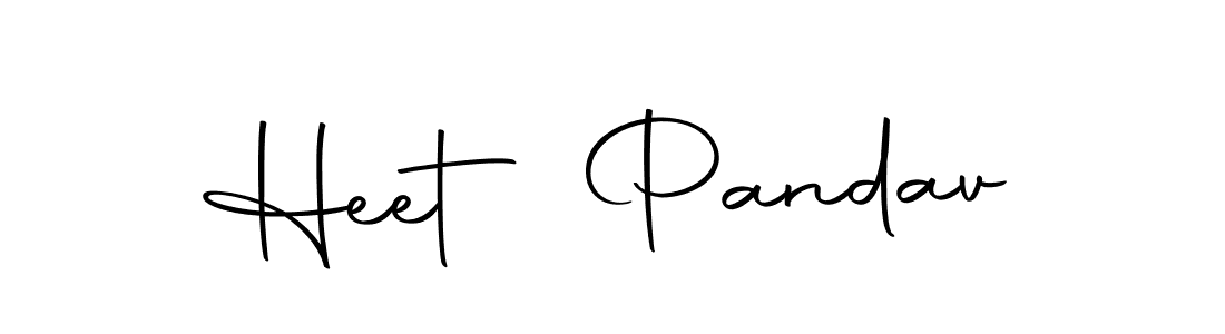 Design your own signature with our free online signature maker. With this signature software, you can create a handwritten (Autography-DOLnW) signature for name Heet Pandav. Heet Pandav signature style 10 images and pictures png