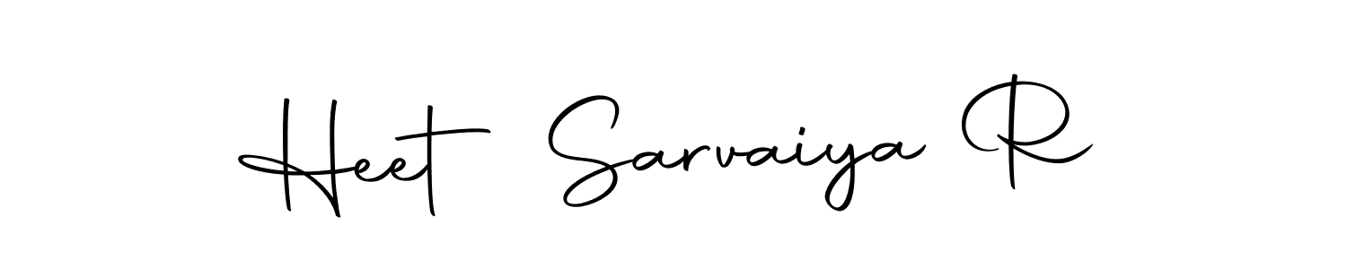 It looks lik you need a new signature style for name Heet Sarvaiya R. Design unique handwritten (Autography-DOLnW) signature with our free signature maker in just a few clicks. Heet Sarvaiya R signature style 10 images and pictures png