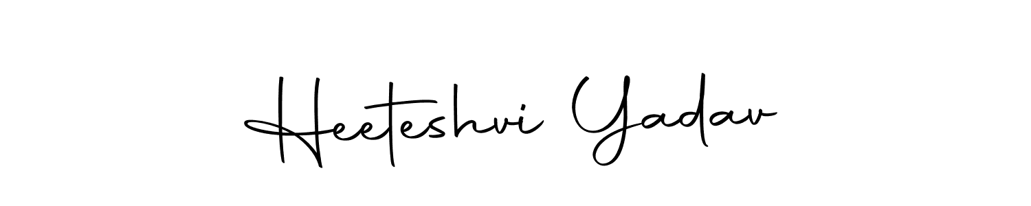 Make a beautiful signature design for name Heeteshvi Yadav. With this signature (Autography-DOLnW) style, you can create a handwritten signature for free. Heeteshvi Yadav signature style 10 images and pictures png