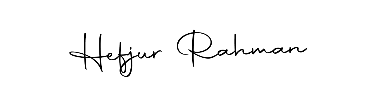 if you are searching for the best signature style for your name Hefjur Rahman. so please give up your signature search. here we have designed multiple signature styles  using Autography-DOLnW. Hefjur Rahman signature style 10 images and pictures png