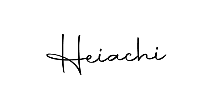 Design your own signature with our free online signature maker. With this signature software, you can create a handwritten (Autography-DOLnW) signature for name Heiachi. Heiachi signature style 10 images and pictures png