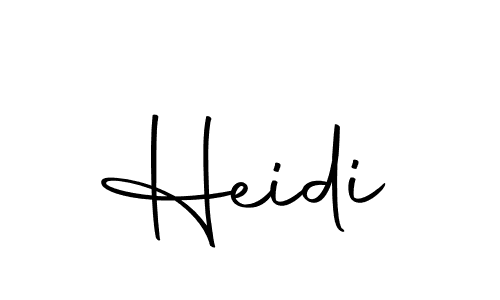 You should practise on your own different ways (Autography-DOLnW) to write your name (Heidi) in signature. don't let someone else do it for you. Heidi signature style 10 images and pictures png